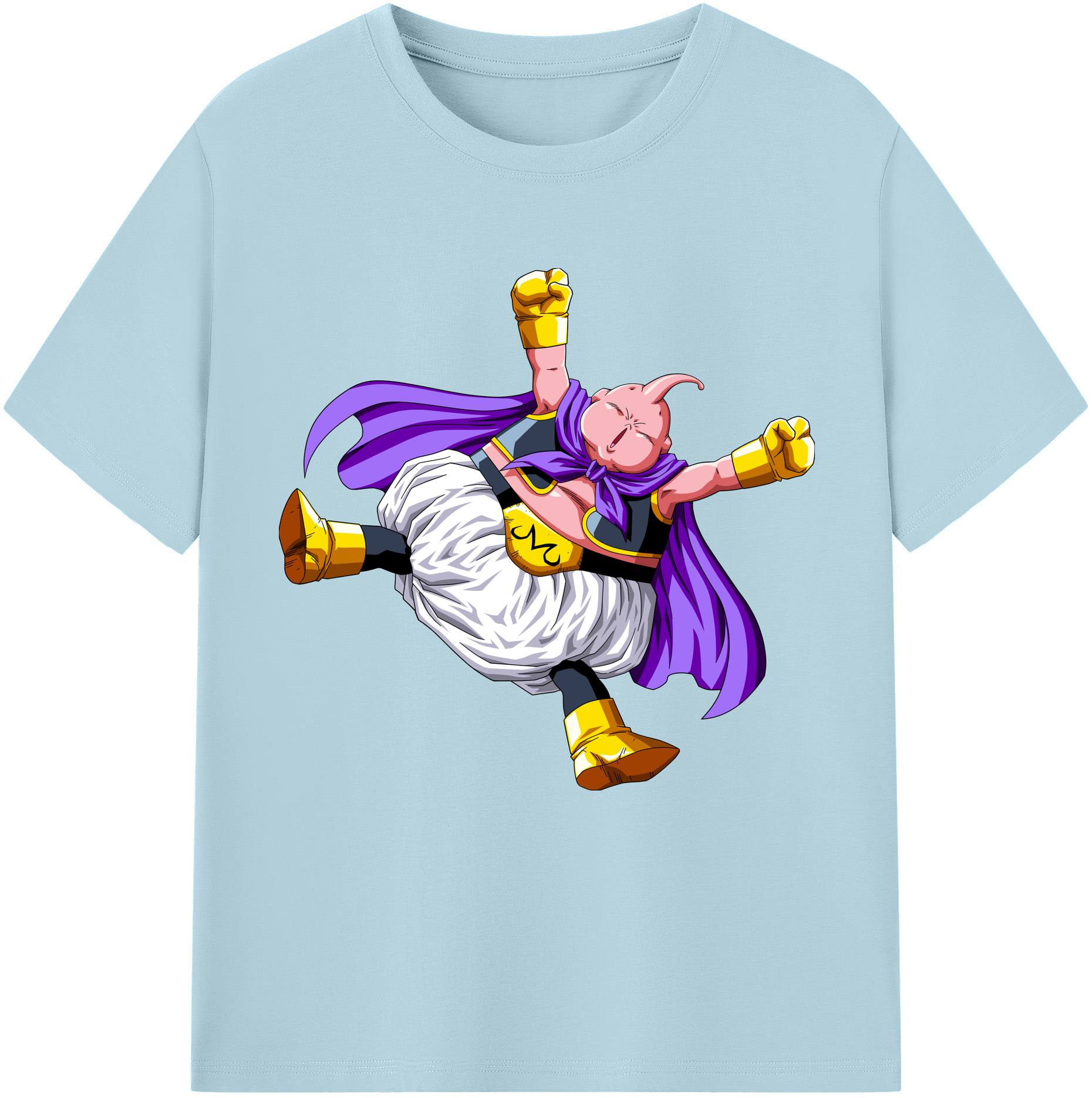 （画像用） ドラゴンボール 魔人ブウ DRAGON BALL Majin Buu 綿100％半袖Tシャツ（フロントプリント）
